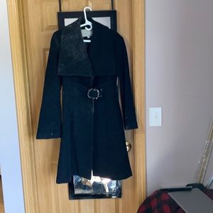 Black wool Jessica Simpson coat